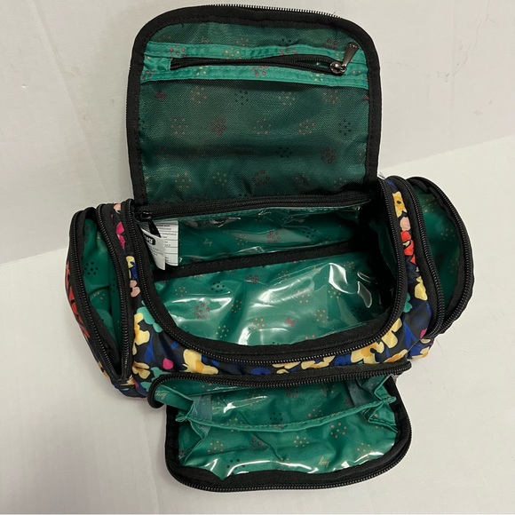 Lug Mini Trolley Cosmetic Case Black Floral - Picture 5 of 5